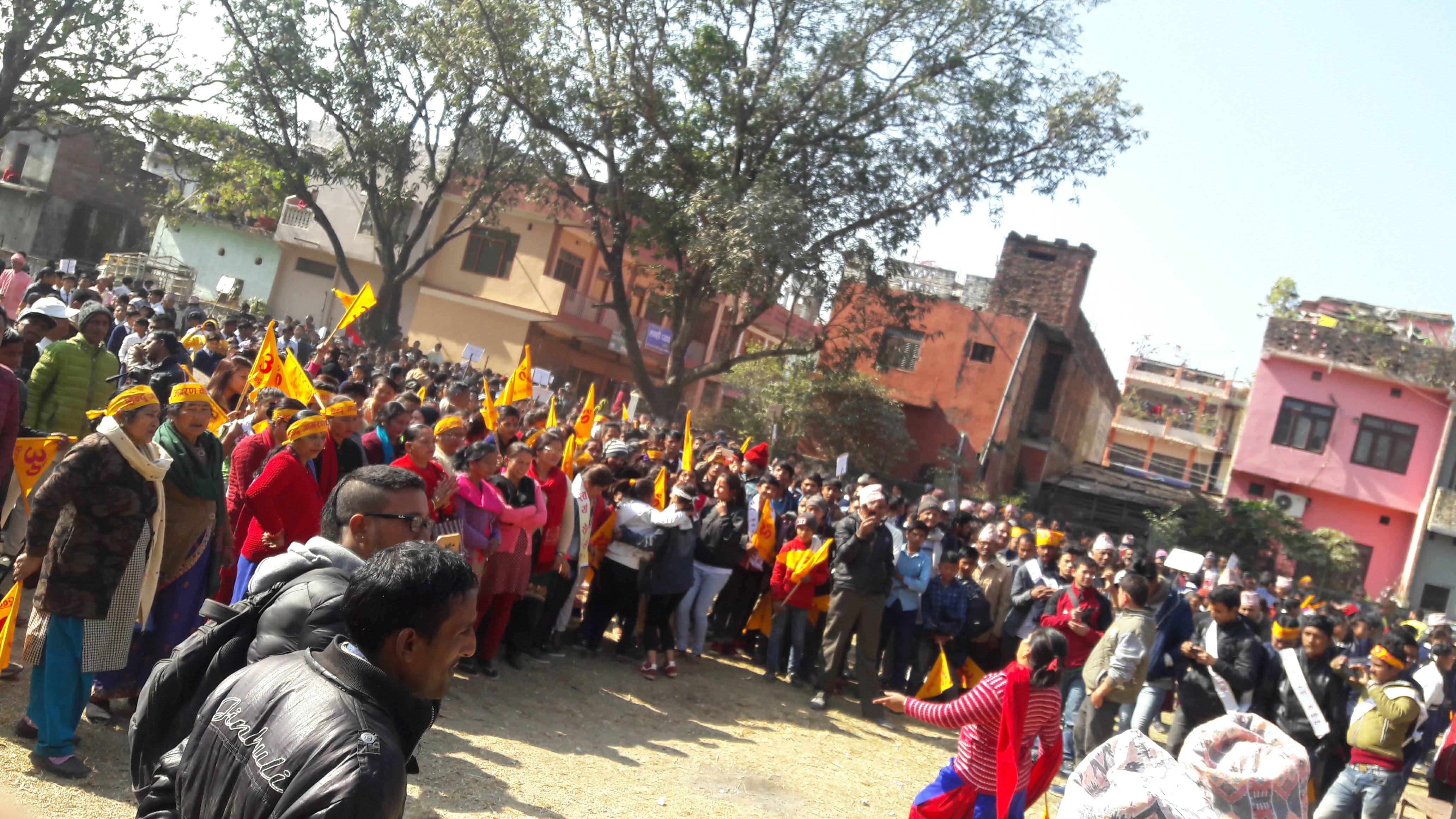 Rally of Hindu Jagaran Nepal