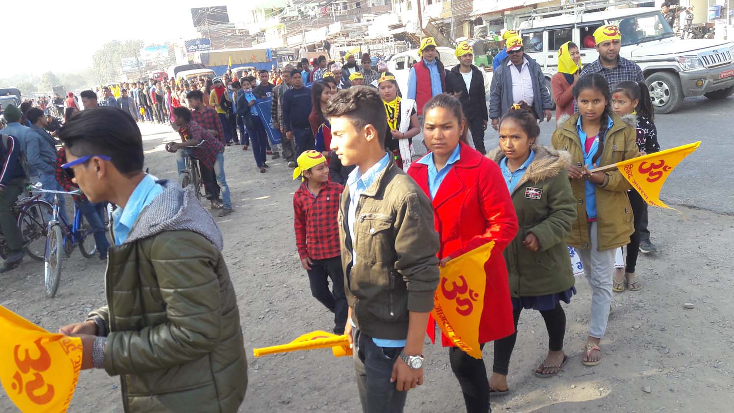 Rally of Hindu Jagaran Nepal