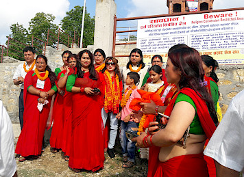 धर्म परिवर्तन निषेधित  क्षेत्र घोषणा ,चित्तपोल, भक्तपुर